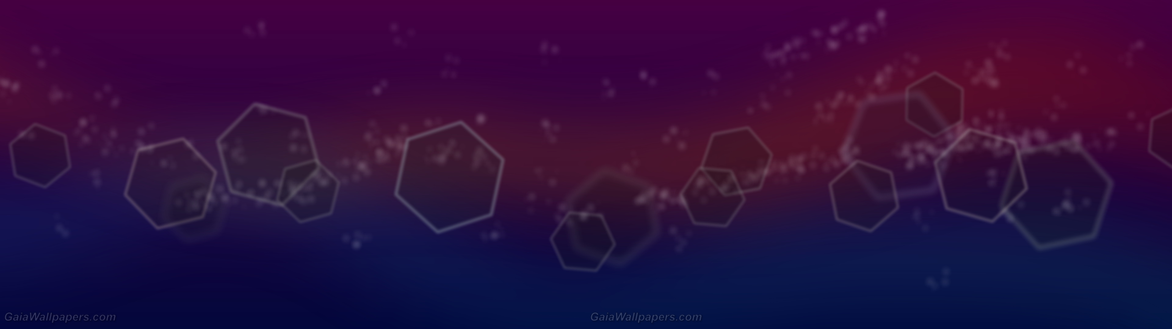 Virtual wave of hexagons - Free desktop wallpapers
