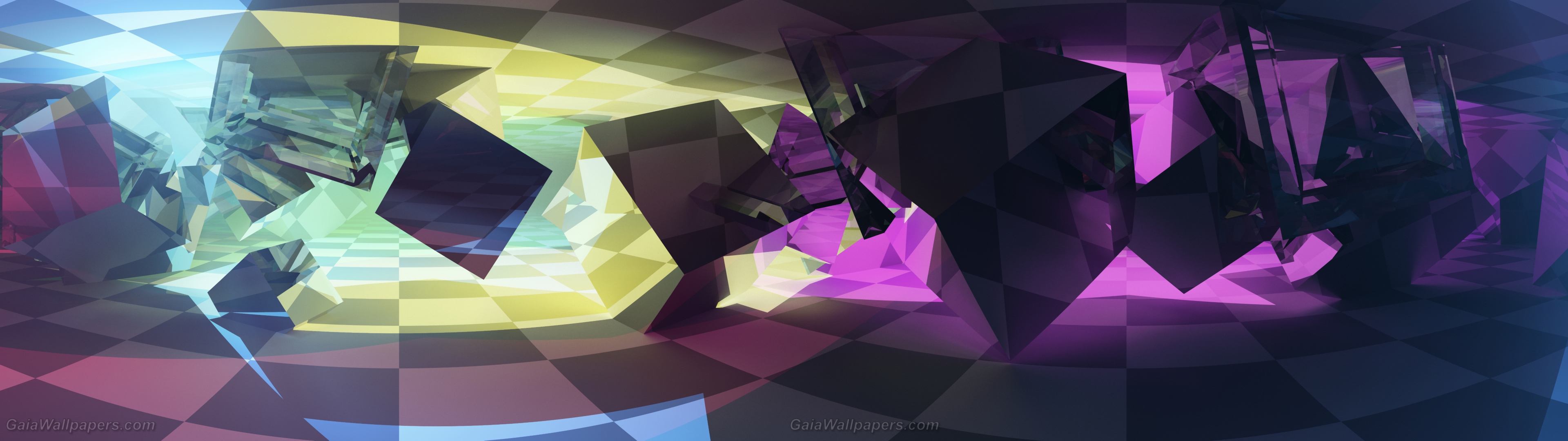 Colors in an inner cube world - Free desktop wallpapers