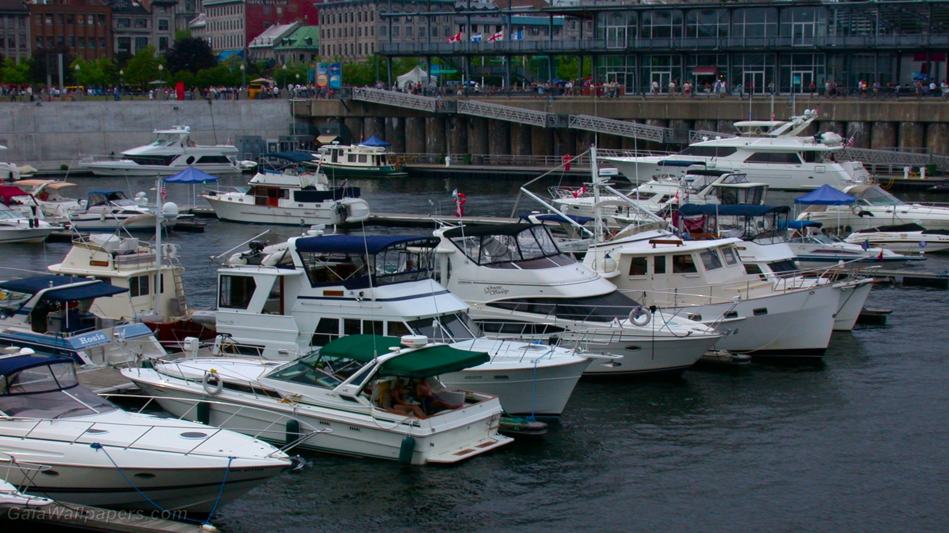 Marina au Vieux-Port de Montréal - Fonds d'écran gratuits