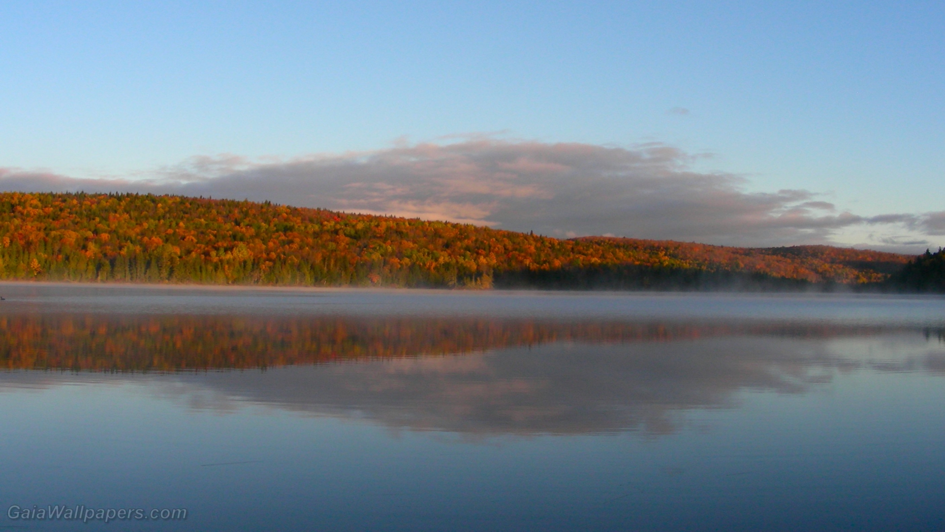 Réflexion d'automne sur le lac - Fonds d'écran gratuits