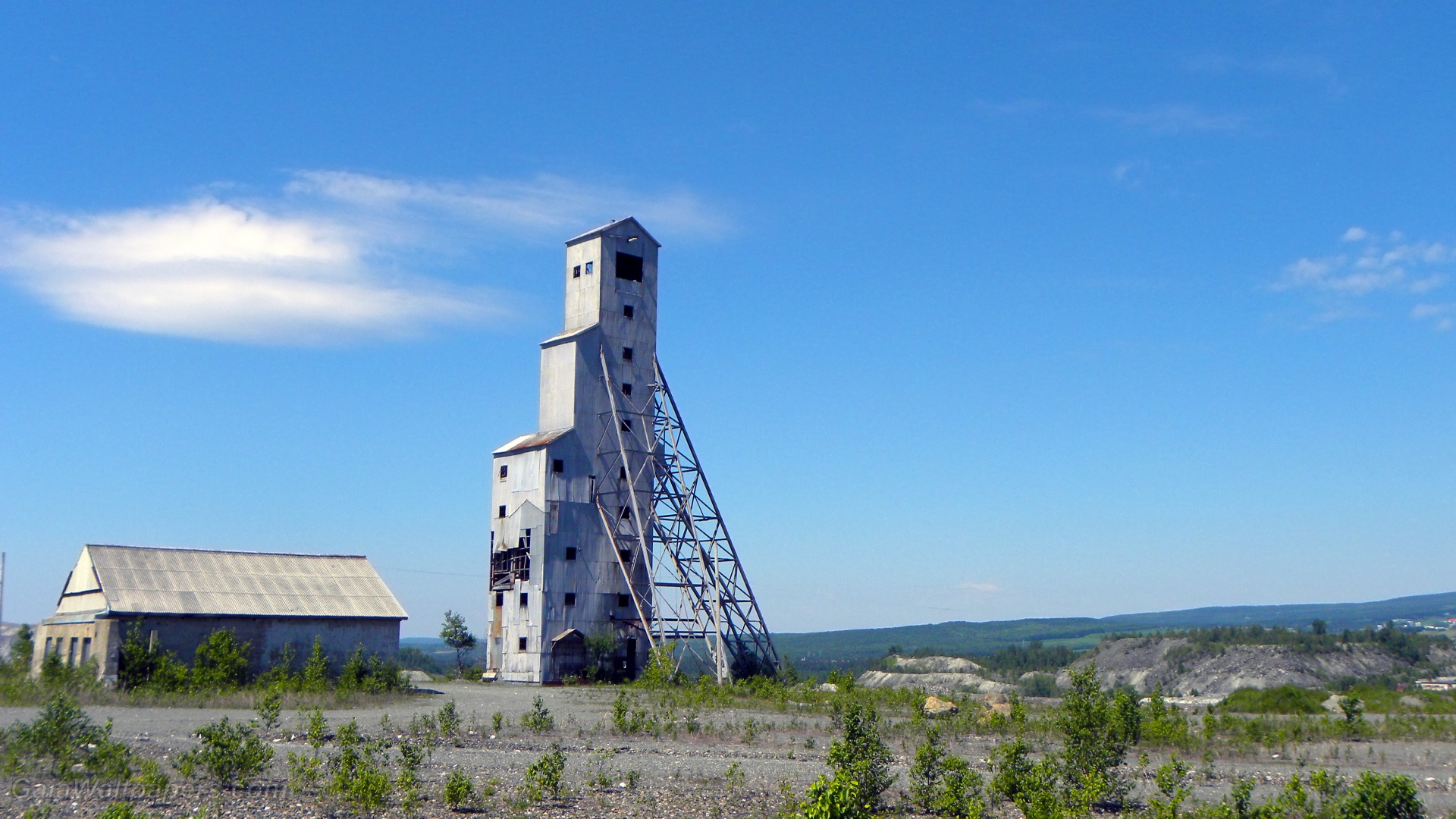 Bâtiment minier de Thetford Mines - Fonds d'écran gratuits