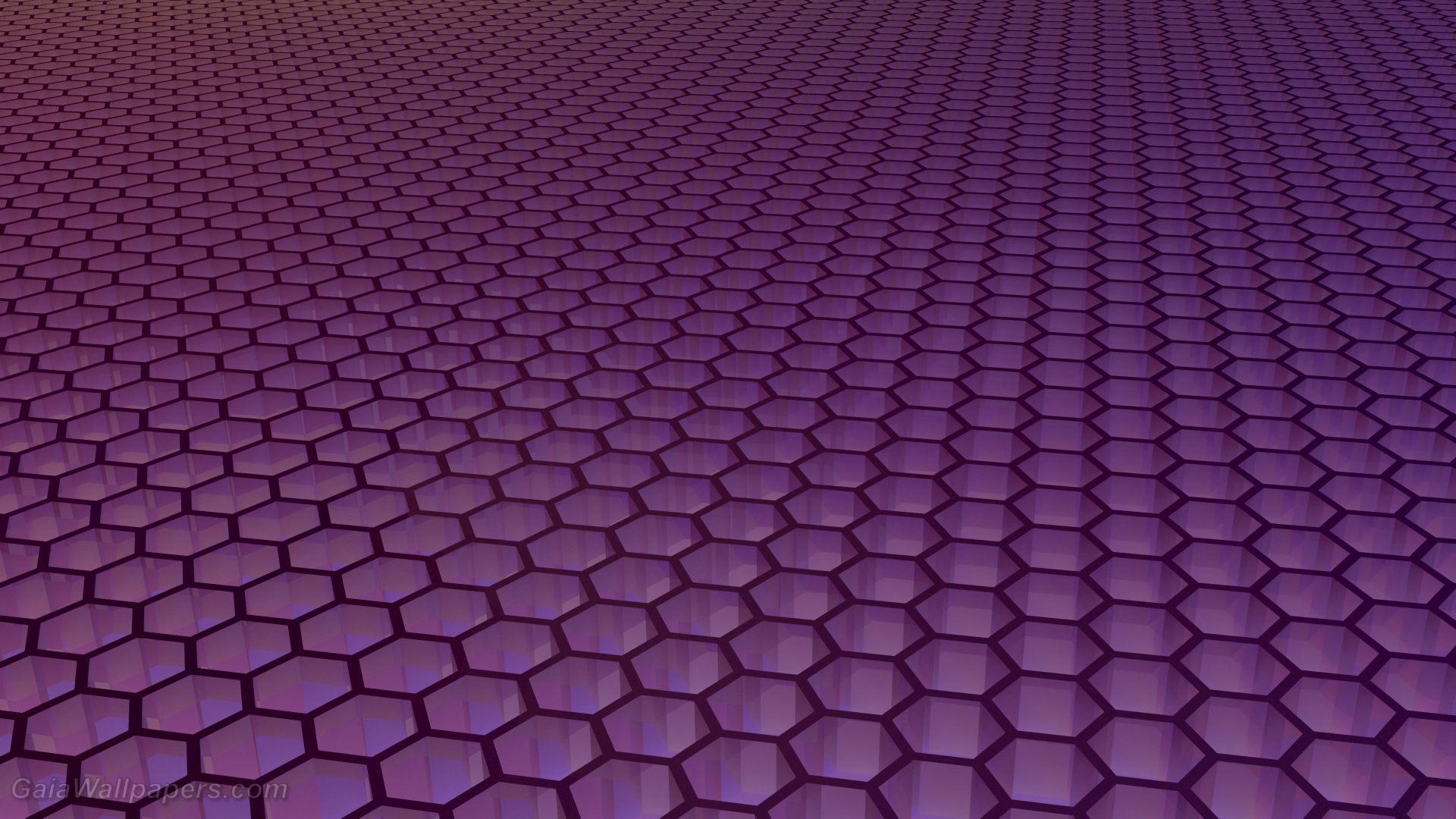 Infinite purple hexagonal grid - Free desktop wallpapers