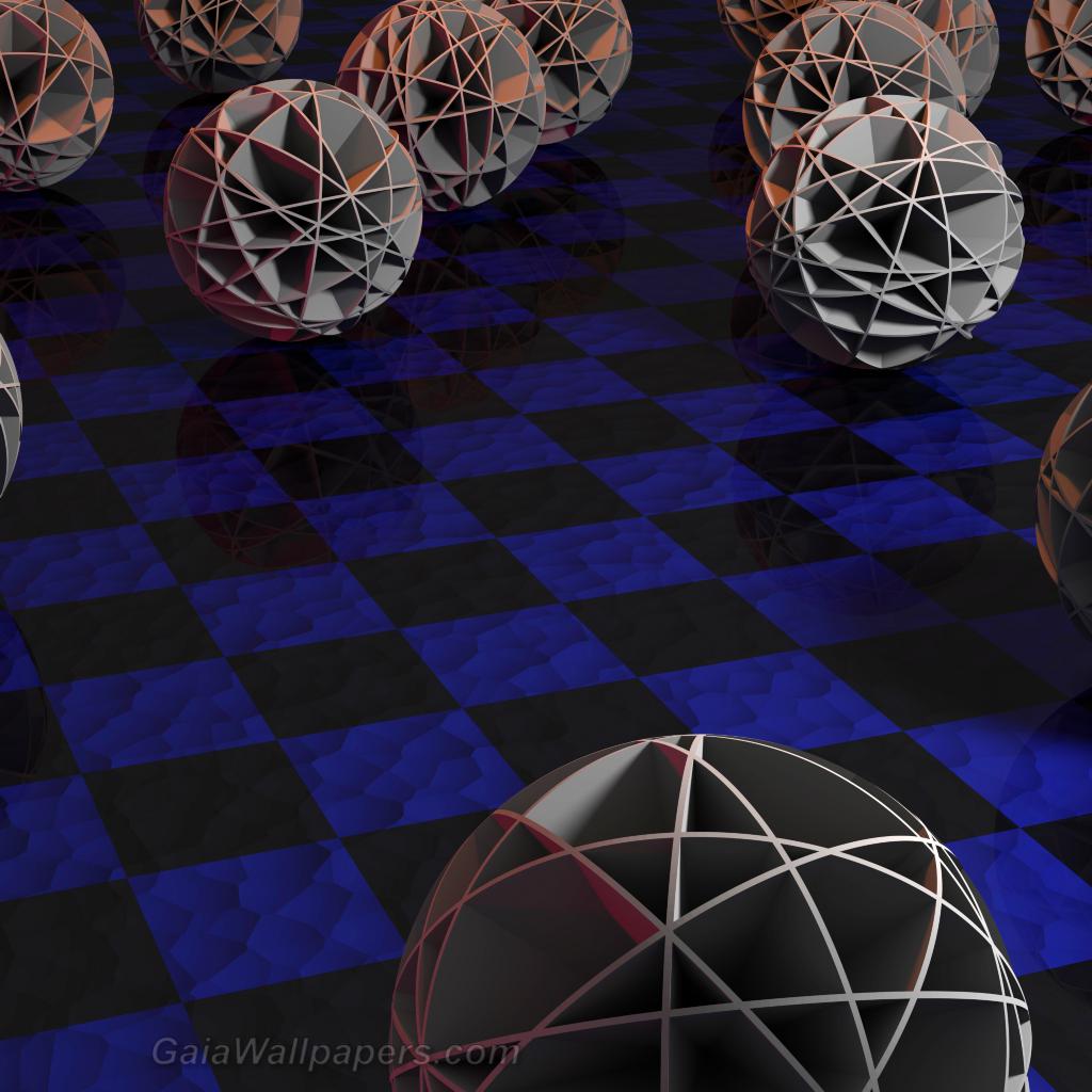 Spheres circles - Free desktop wallpapers