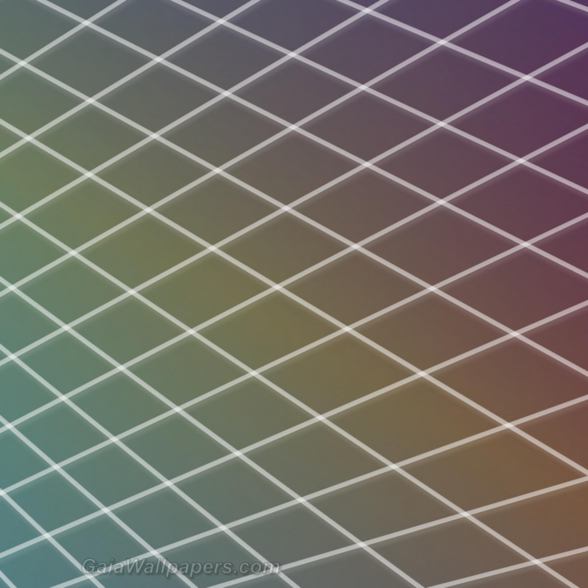 Grid on the colors - Free desktop wallpapers