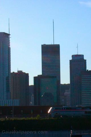 Gratte-ciels du centre-ville de Montréal - Fonds d'écran gratuits