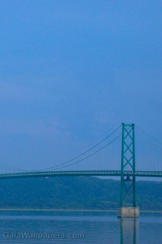 Bridge of Île d'Orléans - Free desktop wallpapers