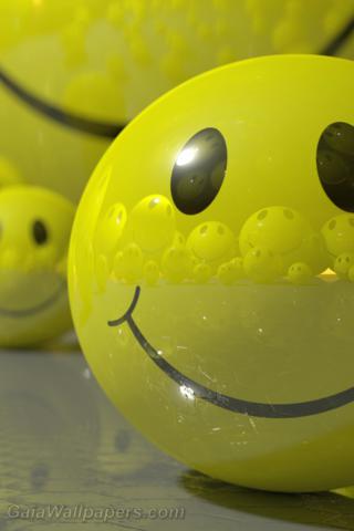Smiley frenzy - Free desktop wallpapers