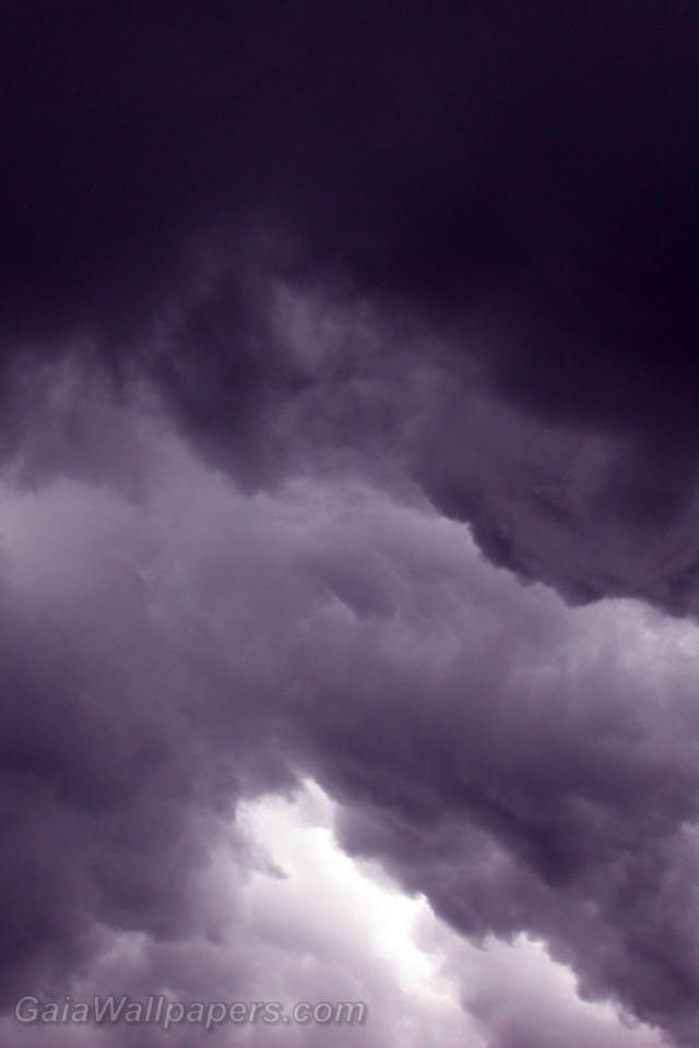Purple storm clouds - Free desktop wallpapers