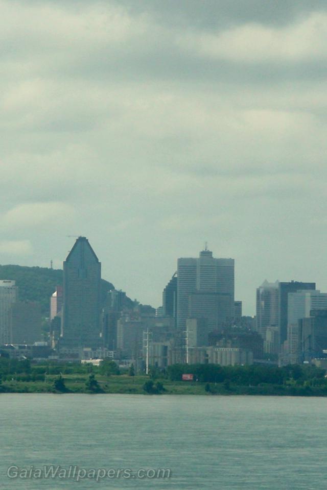 Montréal vu du Pont Champlain - Fonds d'écran gratuits
