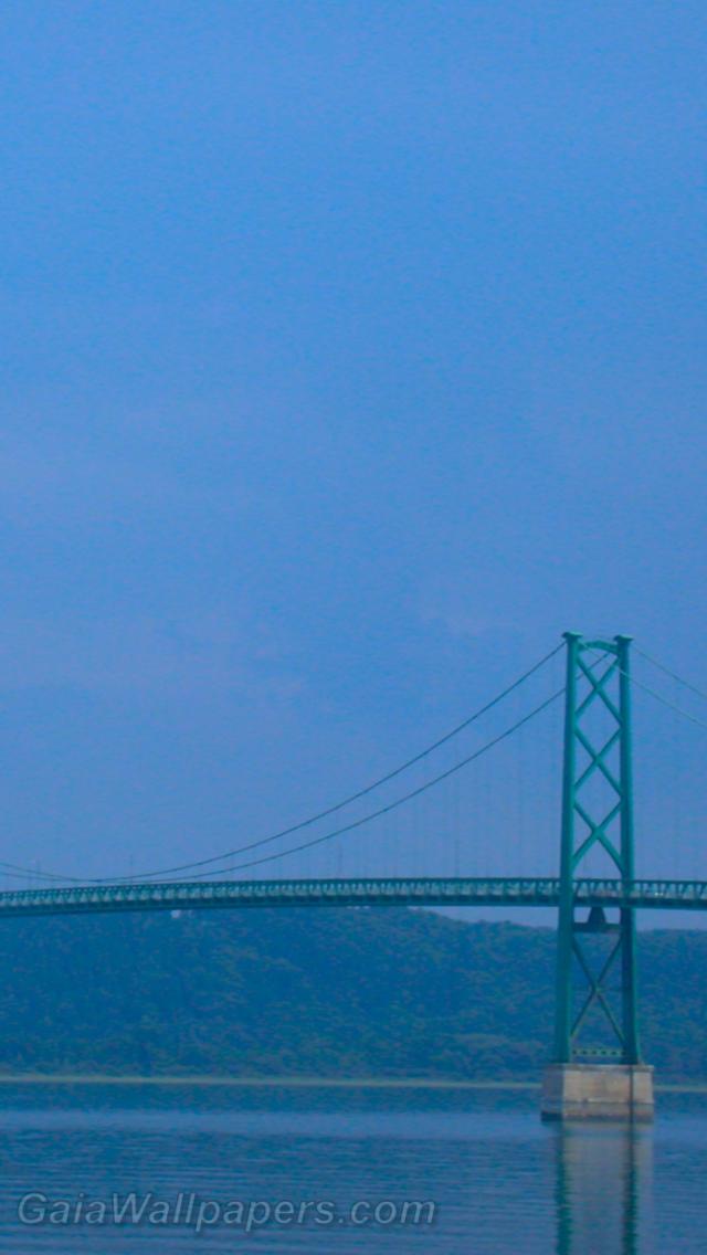 Bridge of Île d'Orléans - Free desktop wallpapers