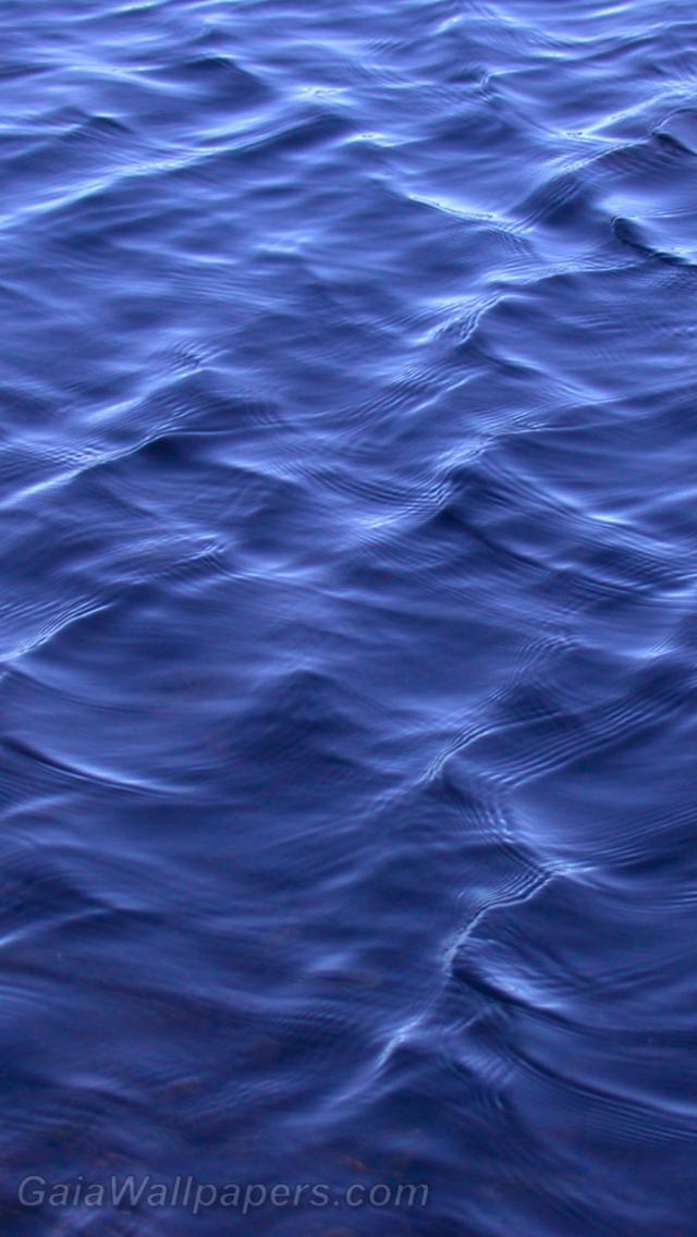 Vagues d'eau bleue irréel - Fonds d'écran gratuits