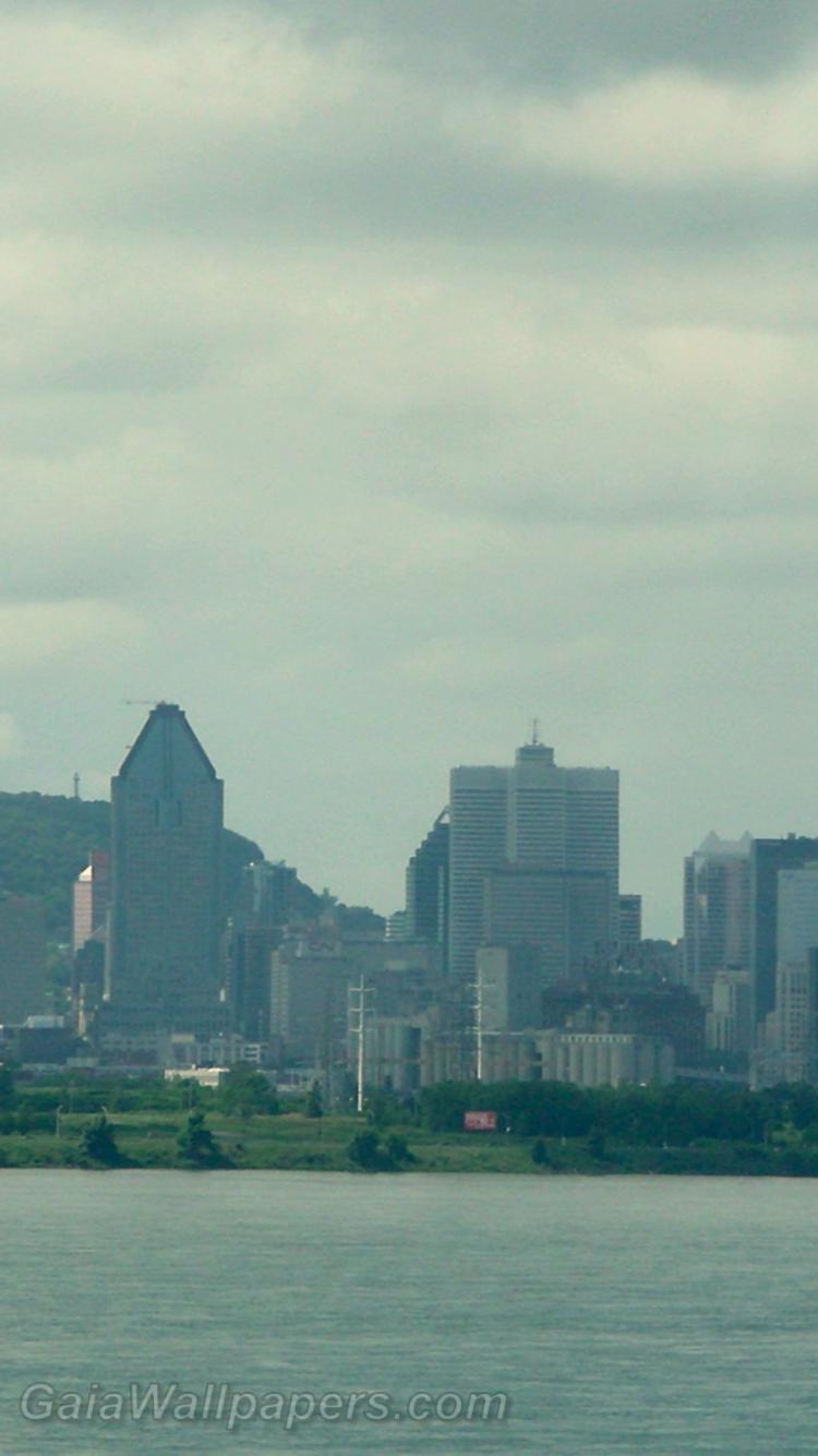 Montreal seen from Champlain Bridge - Free desktop wallpapers