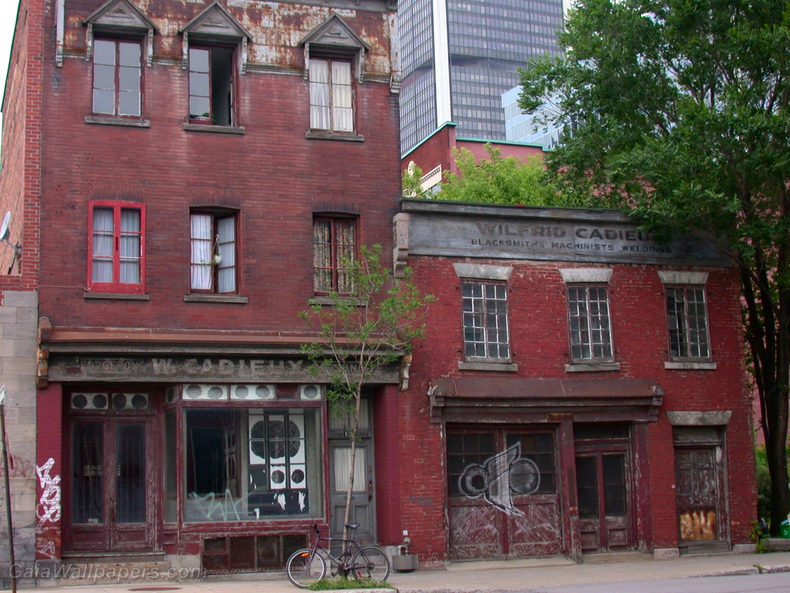 Vieux bâtiments du vieux Montréal - Fonds d'écran gratuits