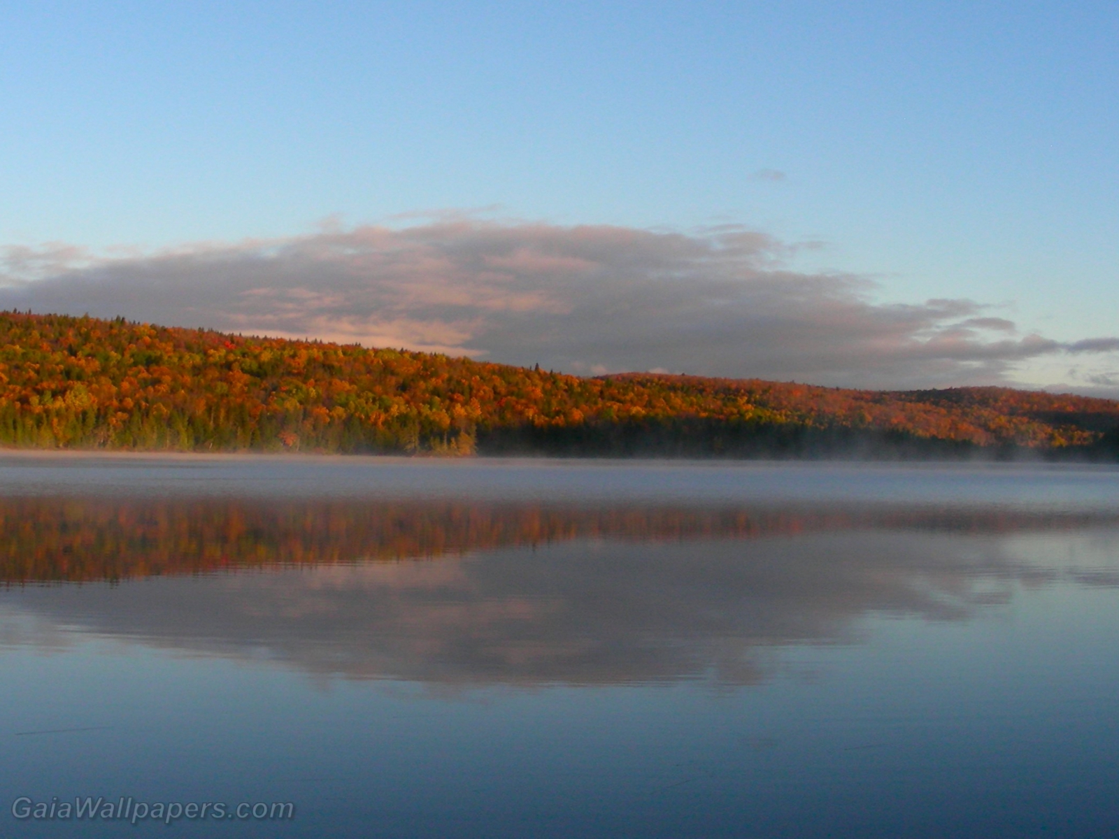 Autumn reflexion on the lake - Free desktop wallpapers