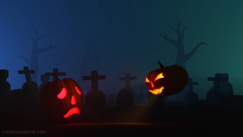 Spooky pumpkin cemetery desktop wallpapers