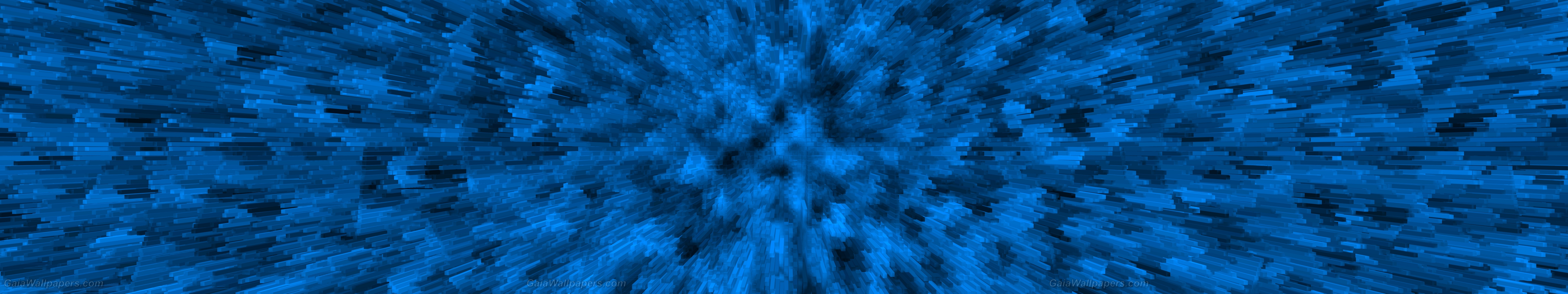 Digital blue explosion - Free desktop wallpapers